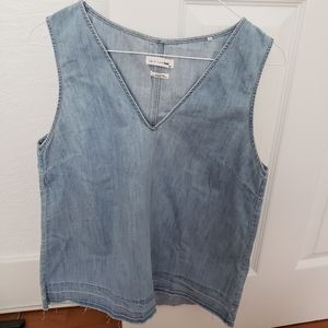 Rag & Bone Denim Drape Tank Medium
